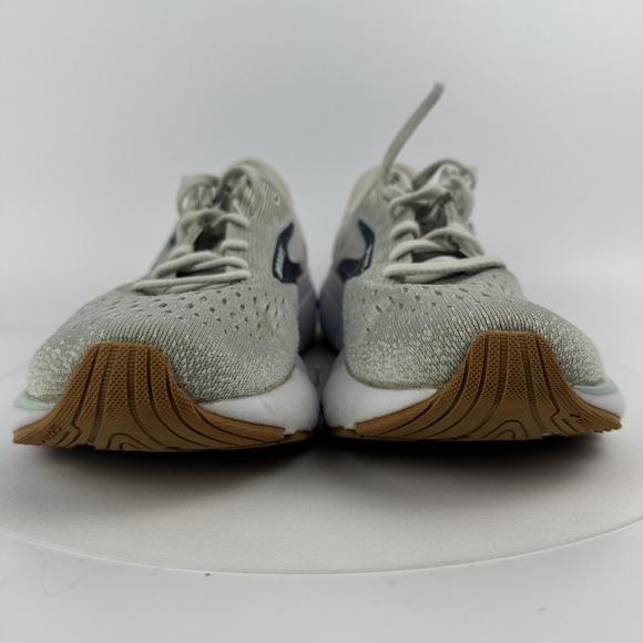 Brooks Ghost Shoes Womens Size 8.5 Gray White Purple Cushioned Running Sneakers - Picture 2 of 13